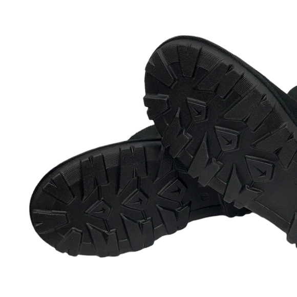 Costco Sheepskin Leather 100% Wool Shearling Lined Short Boots Black Women's 8 - Picture 6 of 8